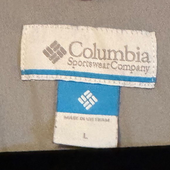 Columbia Sz Large Women's Deep Mauve/Light Mauve Packable Rain Jacket - Picture 2 of 11